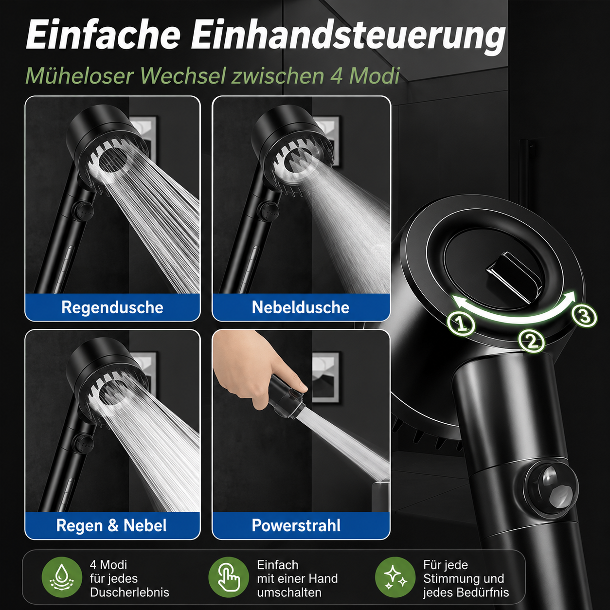 HydraPure™ – Duschkopf mit Wasserfilter