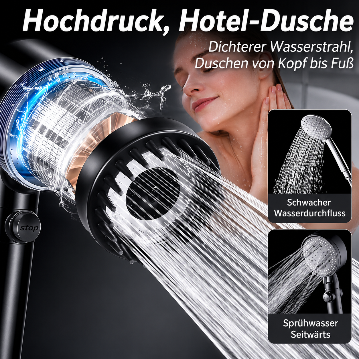 HydraPure™ – Duschkopf mit Wasserfilter